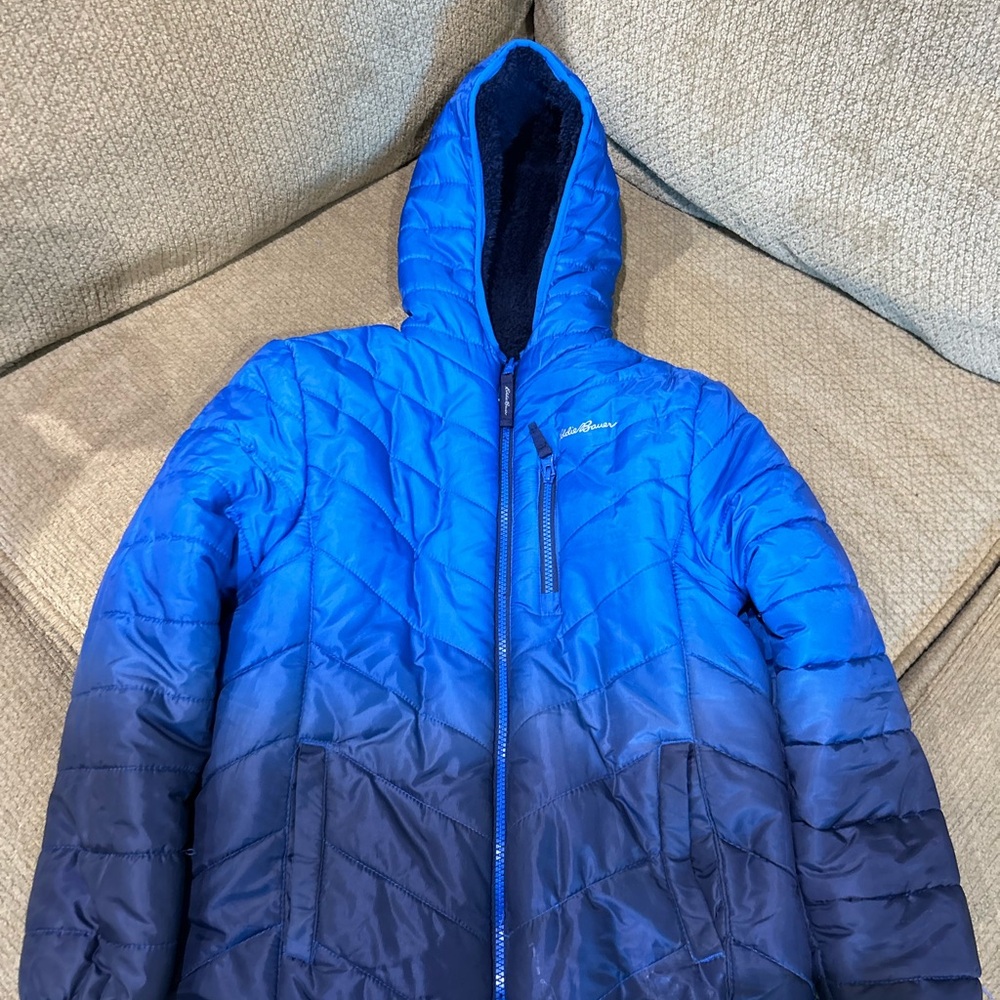 Eddie Bauer Kids Blue Quilted Jacket